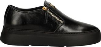 Giuseppe Zanotti Alec Schoenen - Heren - Platte Schoenen - Zwart - 44 EU - Leer - Schoenen