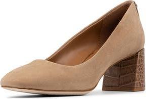 Donald J Pliner Goodwyn Block Heel Pump in Tobacco at Nordstrom Rack, Size 7.5