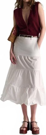 Dorothee Schumacher Pure Power Skirt In White