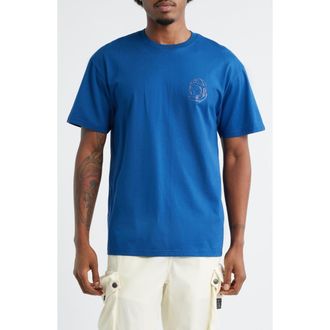 Billionaire Boys Club Helmet Head Cotton Graphic T-Shirt in Navy at Nordstrom Rack, Size Xxx-Large