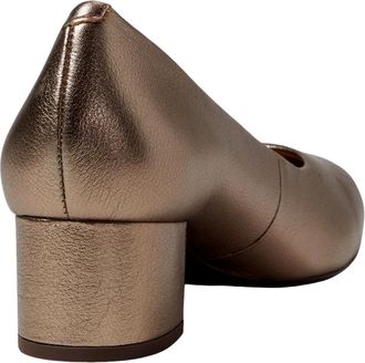 Marc Joseph New York Broad Street Pump Champagne Metallic 11201-CHMP Womens