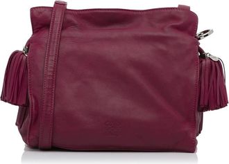 Loewe Pre-owned Loewe Small Leather Flamenco Crossbody Bag 75L54S5LKWAU3F83