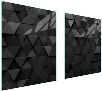 OEM Placa Protectora De Vidrio Para Estufa 85x52 Negro