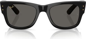 Ray-Ban Sunglasses Rb0840 S 6826 J5 Mega Wayfarer X Asap Rocky Black/Dark Gray Unisex