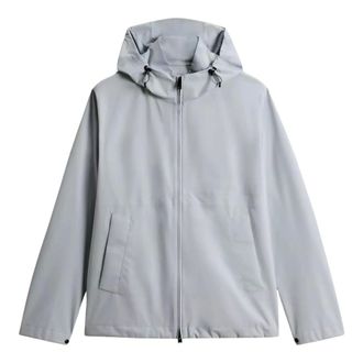 Woolrich Light Jackets, male, Gray, Size: XL Two Layers Pacifi