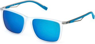 Fila SFI889 881P Mens Sunglasses Clear Size 56