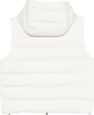 Eleventy Womens Quilted-Pattern Gilet Ss26 W