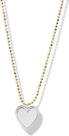 Argento Vivo Heart Pendant Necklace in Gold/silver at Nordstrom