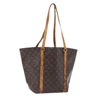 Louis Vuitton Pre-owned Tote Bags, female, Brown, Size: ONE SIZE Pre-owned Canvas Tote Bag
