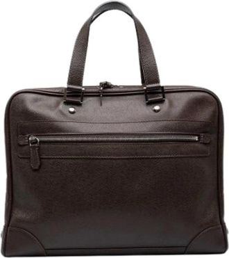 Louis Vuitton Pre-owned Igor Briefcase - Heren - Vintage Handtas - Bruin - ONE Size - Vintage