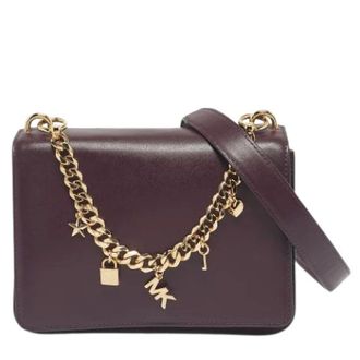Michael Kors Pre-owned Mott Bag - Dames - Pre-owned - Paars - Maat: ONE Size Leer