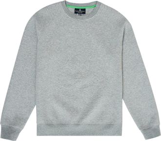 Psycho Bunny Folgate Embossed Logo Heather Grey Mens Sweatshirt B6S434G1CB-HGY