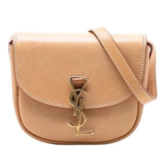 Saint Laurent Pre-owned Kaia - Dames - Pre-owned - Bruin - Maat: ONE Size Leer