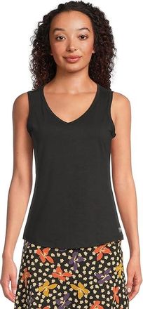 Toad&Co Marley Tank Top Womens Clothing True Black : XS, Cotton/Elastane/Lyocell