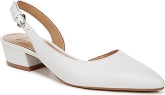 Naturalizer True Colors Banks Slingback Pump in White at Nordstrom, Size 8.5