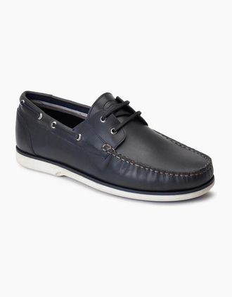 base Mens Stern Mens Boat Shoes - Navy - Size: 11