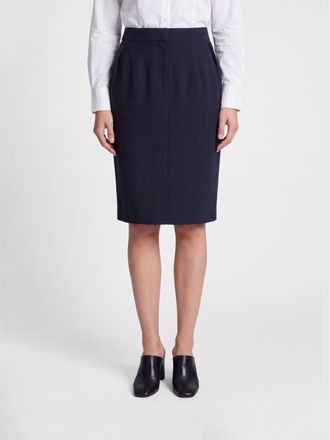 Magda Butrym High-Waisted Cotton Slim-Fit Mini Pencil Skirt