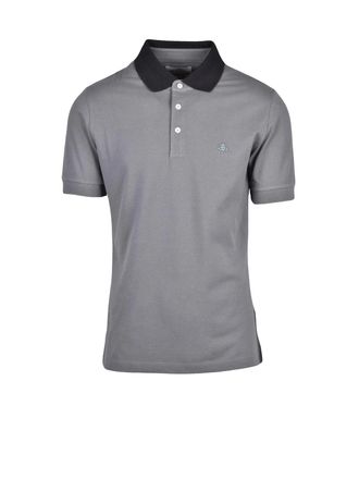 Vivienne Westwood Grey Cotton Polo Shirt