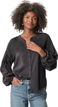 Splendid Katerina Blouse Womens T Shirt Lead : SM (Womens 2-4), Cotton/Viscose