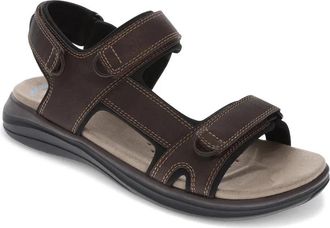 Dockers Mens Dockers Bradburn 90-22058 Brown Adjustable Strap Sporty Sandals ZOGG2620