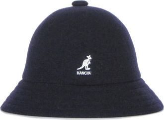 Kangol Wollen Casual Bucket Hoed Blauw - Heren - Hoeden - Blauw - S - Wol - Accessoires