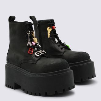 Balenciaga Womens Boots Black _le