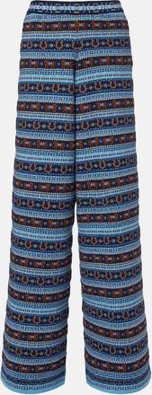 Stella McCartney Knitted virgin wool straight pants
