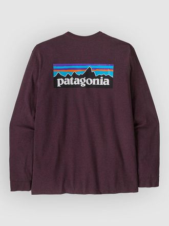 Patagonia P-6 Logo Responsibili Longsleeve rot