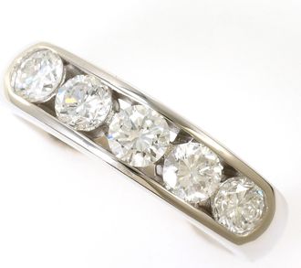 C&A Platinum Platinum 900 Band Ring (Pre-Owned)