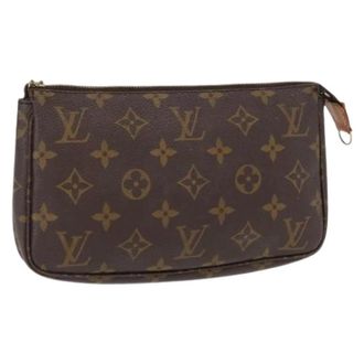 Louis Vuitton Pre-owned Clutches, female, Brown, Size: ONE SIZE Pre-owned Leather Clutch
