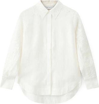 Copenhagen Muse Dames, Blouses & Shirts, Wit, Maat: S Poliester