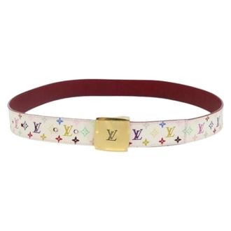 Louis Vuitton Pre-owned Vintage Canvas Belt - female - Louis Vuitton Vintage - Vintage Belts - Multicolor - ONE SIZE - Pre-owned