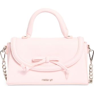 Madden Girl Faux Leather Top Handle Bag in Primrose at Nordstrom Rack