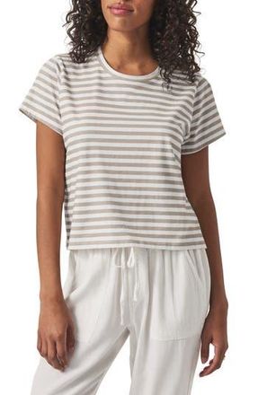 Splendid Louisa Stripe T-Shirt in Fawn Stripe at Nordstrom Rack, Size Medium