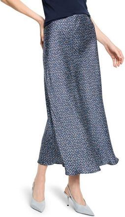 Nic+Zoe Geo Printed Slip Skirt in Blue Multi at Nordstrom, Size Xx-Large