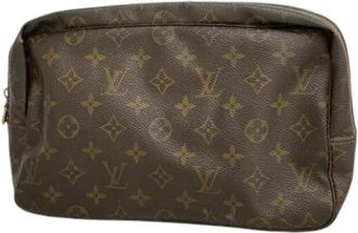Louis Vuitton Pre-owned Clutches, female, Brown, Size: ONE SIZE Pre-owned Trousse Toilette 28