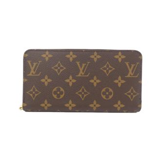 Louis Vuitton Marron Coated Canvas Long Wallet (Bi-Fold) (Pre-Owned)