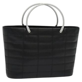 Chanel Tweedehands leren handtassen - Dames - Vintage Handtas - Zwart - ONE Size - Leer - Vintage