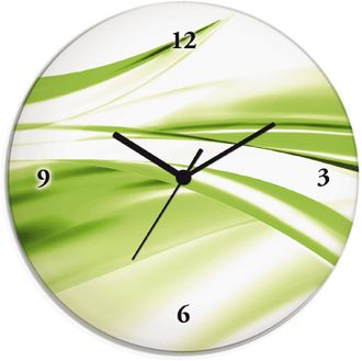 Artland Wanduhr »Abstrakte Welle« wahlweise mit Quarz- oder Funkuhrwerk, lautlos ohne Tickgeräusche