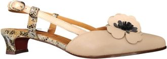 Chie Mihara Slangenprint Leren Gesp Hakken - Dames - Pumps - Bruin - 36 EU - Leer - Schoenen