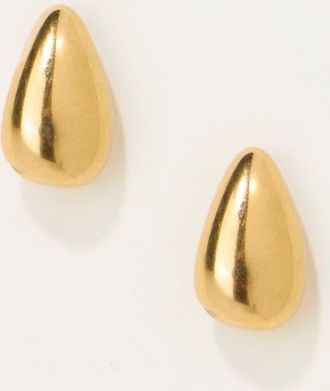 Fat Face FatFace Gold Tone Waterproof Tear Drop Studs