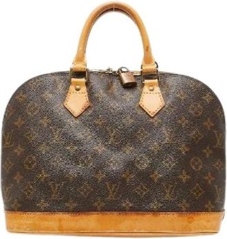 Louis Vuitton Pre-owned Handbags, female, Brown, Size: ONE SIZE Pre-owned Alma Monogram Handbag