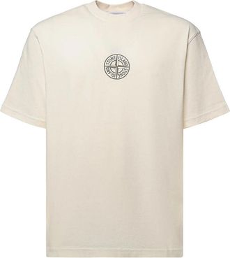 Stone Island Cotton T-Shirt With Logo