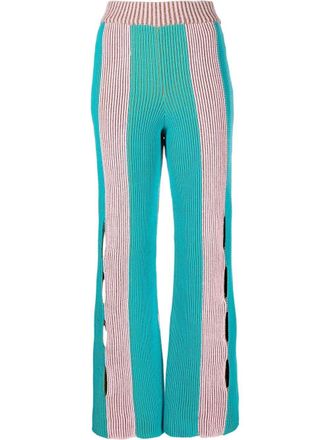 Andersson Bell Pantaloni a righe - Rosa