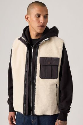 Levi's Chaleco Joonie Sherpa - Hombre - XL - Neutral / Oatmeal