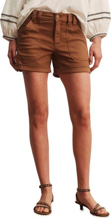 Sanctuary Wander On Denim Shorts in Toasted Coconut Brown at Nordstrom, Size 25P
