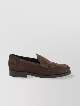 Tod's suede leather loafers