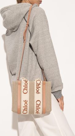 Chloé Bag Woody Small, Womens, Beige