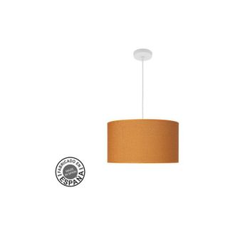 Fabrilamp Colgante moda 2xe27 blanco/naranja regx40x40 cm c/difusor
