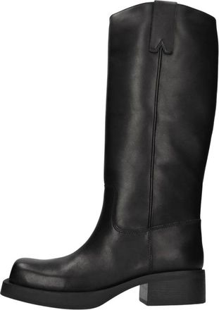 Ash Soft Mustang Hoge Laars - Dames - Cowboylaarzen - Zwart - 41 EU - Leer - Schoenen